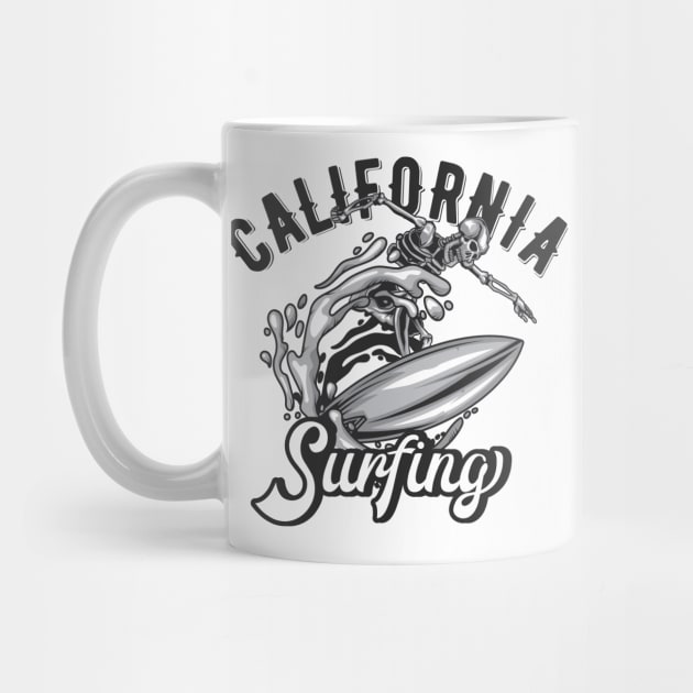 Surfing California by animericans